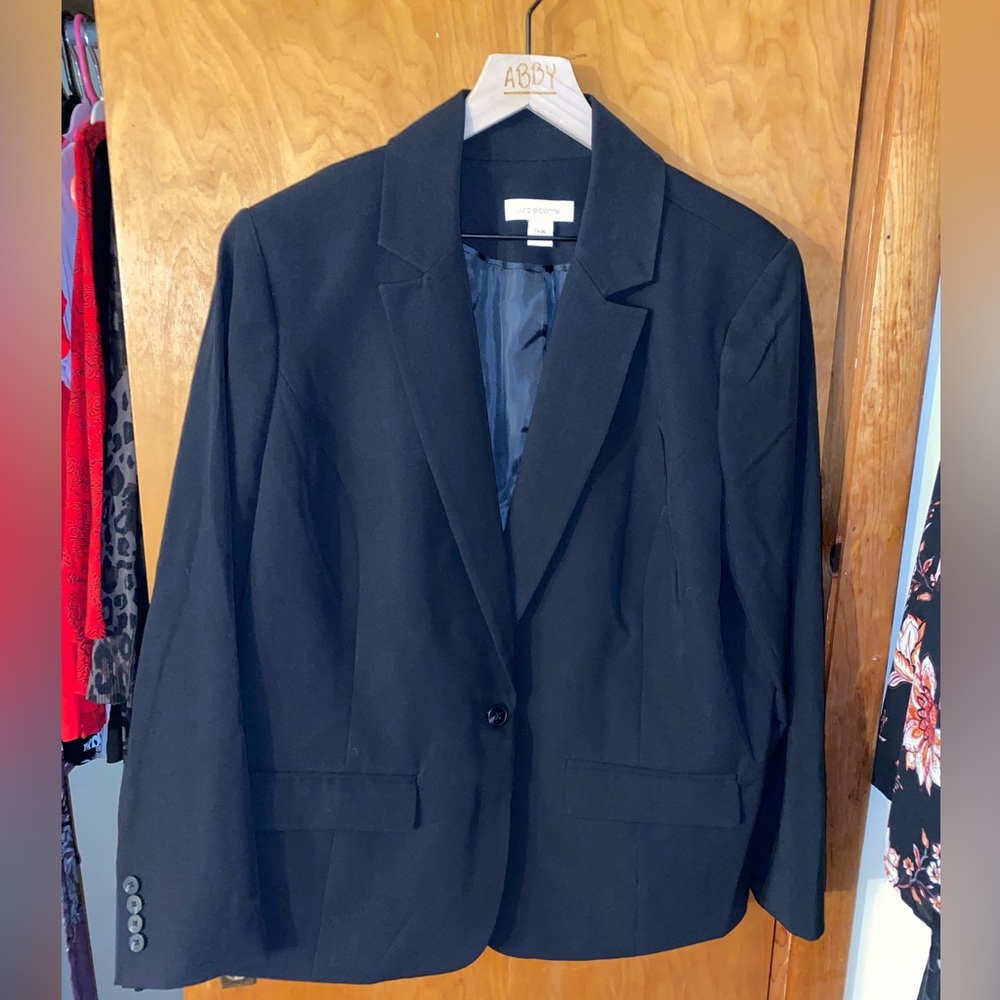 Women’s Plus Black Blazer